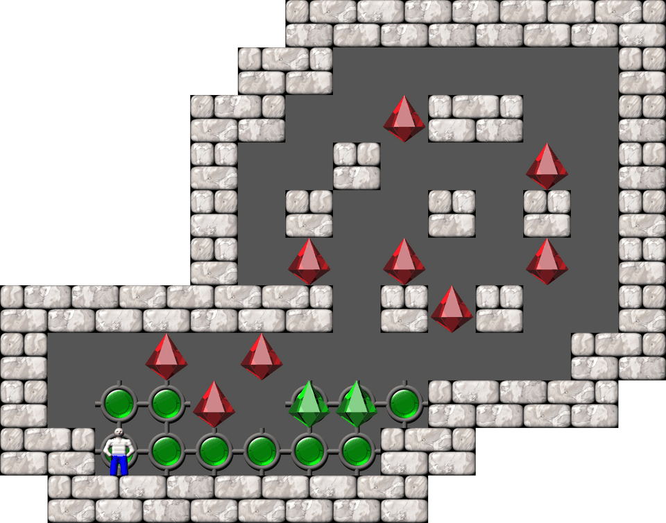 Сокобан Thinking Rabbit Arranged уровень 221